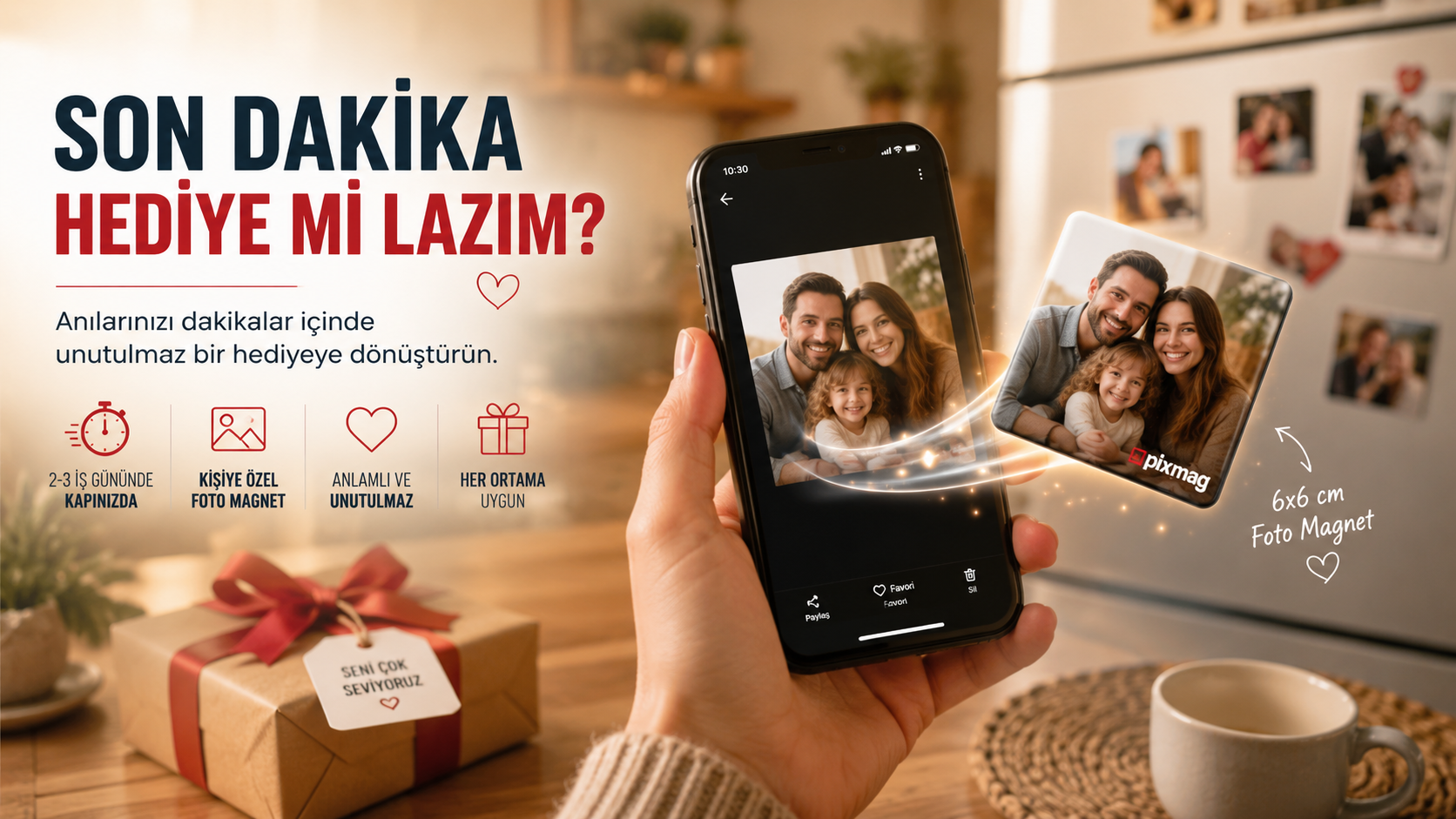 Son Dakika Hediye Fikirleri: Foto Magnet Neden En İyi Seçim?