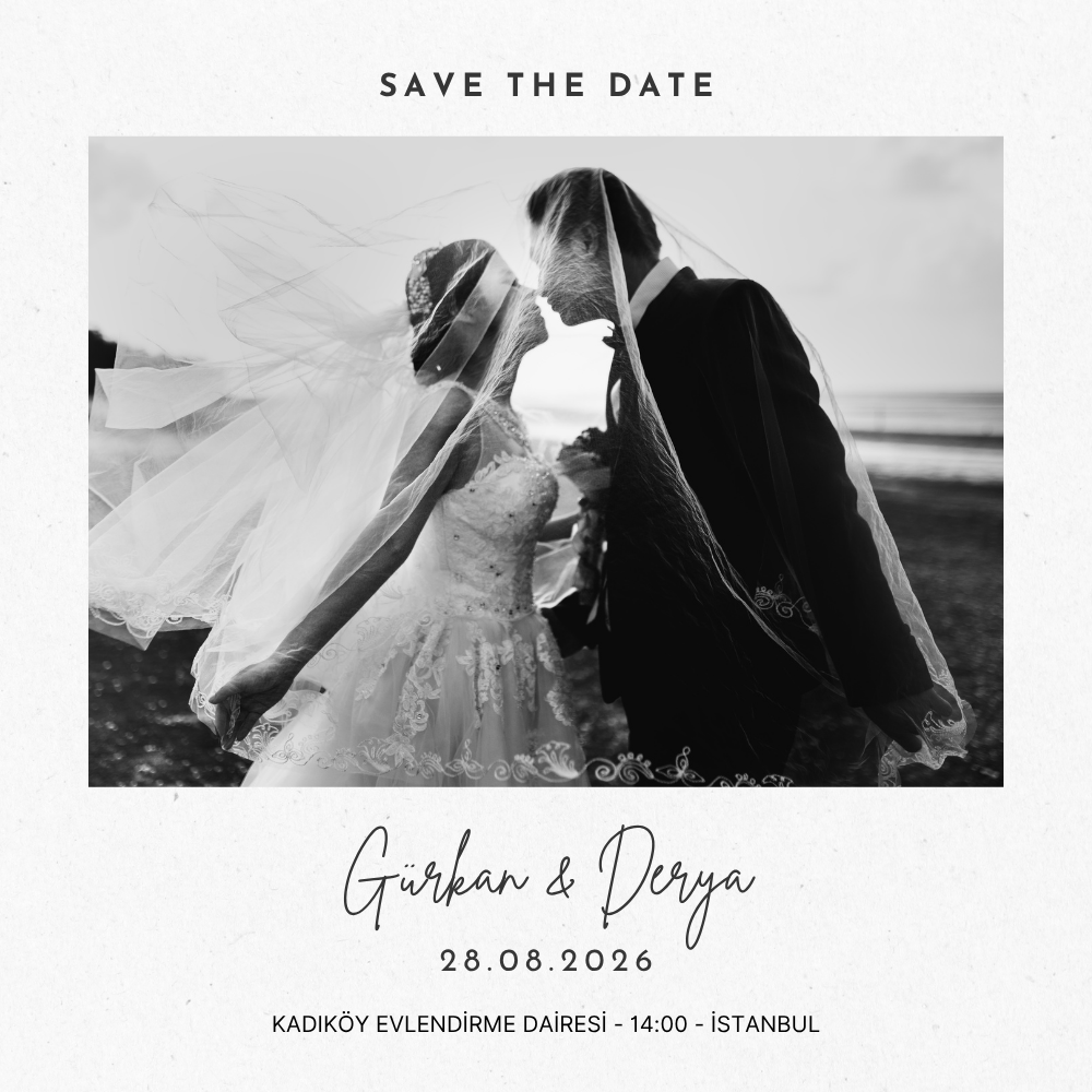 Save The Date Magnet Çeşitleri